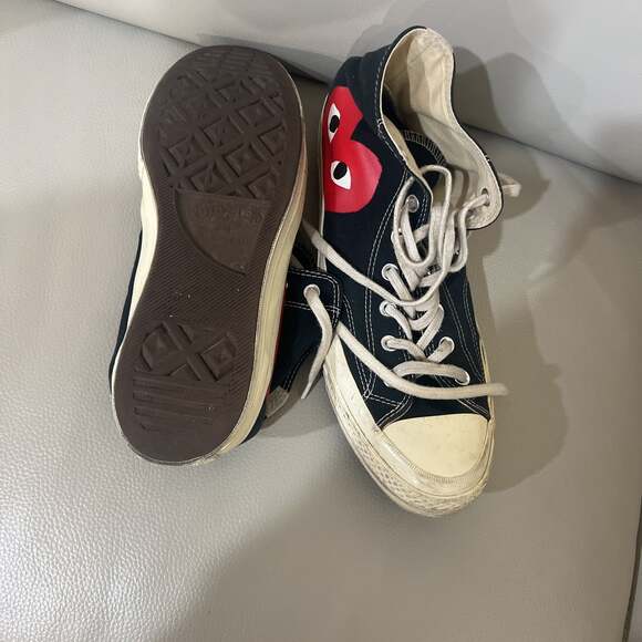 Converse x Comme des Garcons Play Chuck Taylor All-Star 70 High-Top Sneakers - Picture 4 of 5